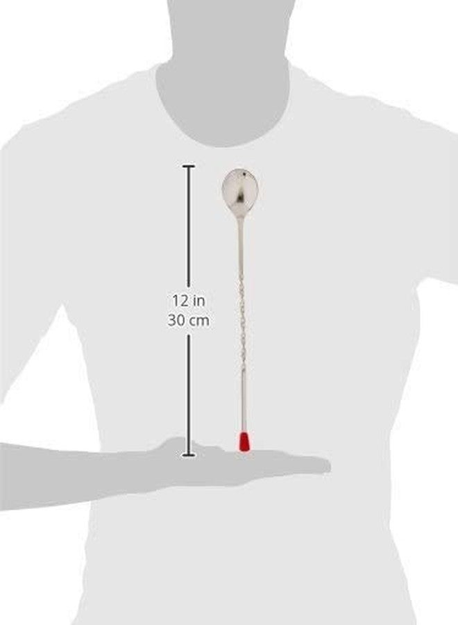 FINALITY Stainless Steel Twisted Design Bar Spoon/Cocktail Mixing/Long Handle Stirring Spiral Pattern/Gift Bar Cocktail Shaker Spoon - Image 4